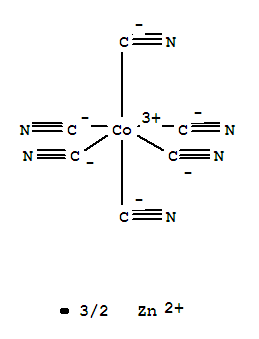 Zinc hexacyanocobaltate