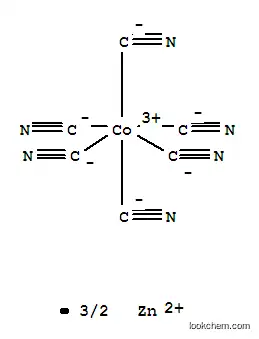Molecular Structure of 14049-79-7 (Zinchexacyanocobaltate)