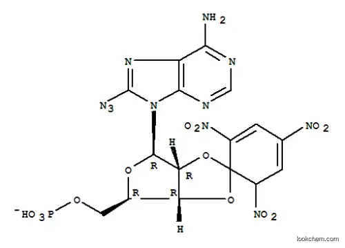 Molecular Structure of 141096-03-9 (2',3'-O-(2,4,6-trinitrophenyl)-8-azido-AMP)