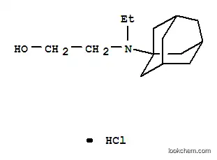 Molecular Structure of 14208-99-2 (1-(2-(2-Hydroxyethylamino)ethyl)adamantane hydrochloride)