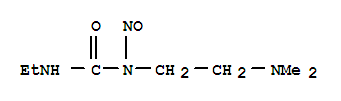 142713-74-4,Urea,N-[2-(dimethylamino)ethyl]-N'-ethyl-N-nitroso-,N,N-dimethylaminoethylnitrosoethylurea