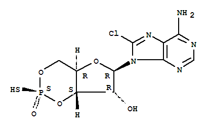 ADENOSINE, 8-CHLORO-,CYCLIC 3',5'-[HYDROGEN (S)-P...