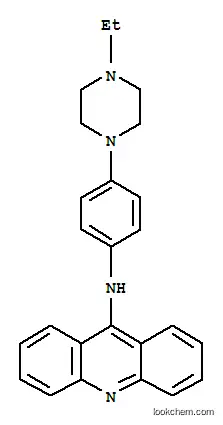 Molecular Structure of 143069-08-3 (N-[4-(4-ethylpiperazin-1-yl)phenyl]acridin-9-amine)