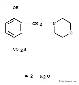 Molecular Structure of 143269-99-2 (4-HYDROXY-3-(MORPHOLINOMETHYL)BENZOIC ACID HYDRATE)