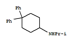 Molecular Structure of 14334-40-8 (Cyclohexanamine,N-(1-methylethyl)-4,4-diphenyl-)
