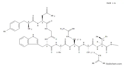Molecular Structure of 143407-24-3 (dynorphin A (1-13), Asn(2)-Trp(4)-)