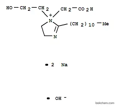 Molecular Structure of 14350-96-0 (disodium 1-(carboxymethyl)-4,5-dihydro-1-(2-hydroxyethyl)-2-undecyl-1H-imidazolium hydroxide)