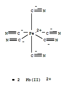 Ferrate(4-),hexakis(cyano-kC)-,lead(2+) (1:2), (OC-6-11)-(14402-61-0)
