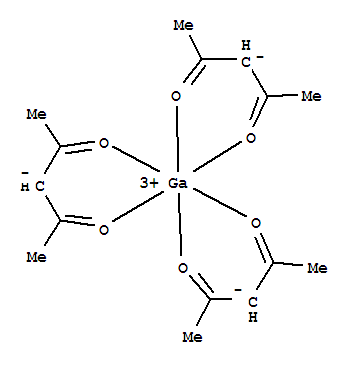 Molecular Structure of 14405-43-7 (Gallium,tris(2,4-pentanedionato-kO,kO')-, (OC-6-11)- (9CI))
