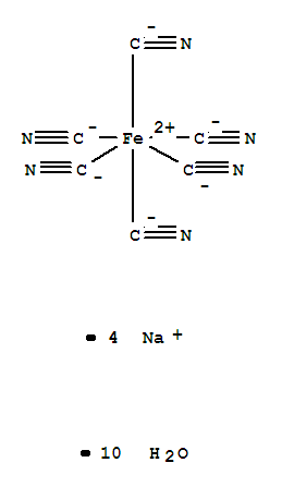 Ferrate(4-),hexakis(cyano-kC)-,sodium, hydrate (1:4:10), (OC-6-11)-