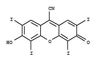 4,5-DIIODO-9-CYANO-3-HYDROXY-6-FLUORONE