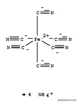 Molecular Structure of 14481-29-9 (AMMONIUM FERROCYANIDE)