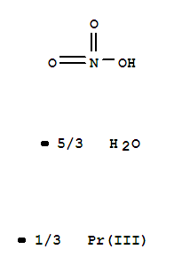 Nitric acid,praseodymium(3+) salt, pentahydrate (8CI,9CI)