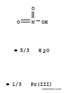 Molecular Structure of 14483-17-1 (PRASEODYMIUM NITRATE)