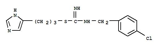 Carbamimidothioic acid,N-[(4-chlorophenyl)methyl]-, 3-(1H-imidazol-5-yl)propyl ester