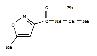 145441-01-6,3-Isoxazolecarboxamide, 5-methyl-N-(1-phenylethyl)-, (+-)-,3-Isoxazolecarboxamide, 5-methyl-N-(1-phenylethyl)-, (+-)-