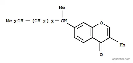 Molecular Structure of 146935-07-1 (7-(6-methylheptan-2-yl)-3-phenyl-chromen-4-one)