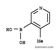 Molecular Structure of 148546-82-1 (4-Methylpyridine-3-boronic acid)