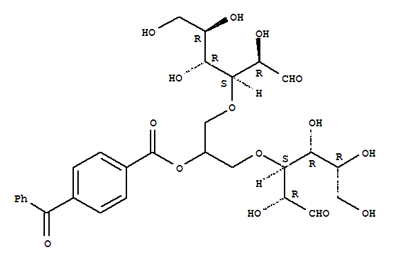 1,3-BIS(3-DEOXYGLUCOPYRANOSE-3-YLOXY)-2-PROPYL-4-BENZOYLBENZOATECAS