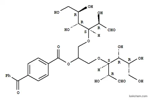 Molecular Structure of 148832-07-9 (1,3-bis(3-deoxyglucopyranose-3-yloxy)-2-propyl-4-benzoylbenzoate)