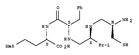 L-Methionine,N-[(2S)-2-[[(2R)-2-amino-3-mercaptopropyl]amino]-3-methylbutyl]-L-phenylalanyl-