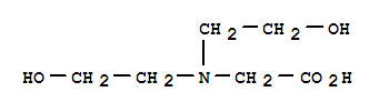 Molecular Structure of 150-25-4 (Glycine,N,N-bis(2-hydroxyethyl)-)