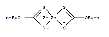 O-butyl hydrogen dithiocarbonate , zinc salt