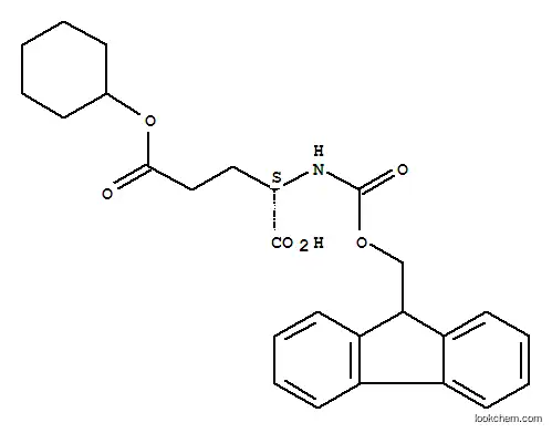 Molecular Structure of 150047-85-1 (FMOC-GLU(OCHX)-OH)