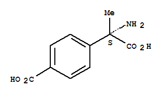 Benzeneacetic acid, a-amino-4-carboxy-a-methyl-, (aS)-