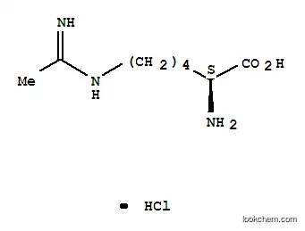 Molecular Structure of 150403-89-7 (L-N6-(1-IMINOETHYL)LYSINE DIHYDROCHLORIDE)