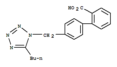 150871-48-0,5-butyl-1-(4-(2'-carboxyphenyl)benzyl)tetrazole,5-butyl-1-(4-(2'-carboxyphenyl)benzyl)tetrazole