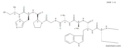 Molecular Structure of 150940-97-9 ((D-THR6,D-TRP8,9,L-ALANINOL15)-GALANIN (1-15))