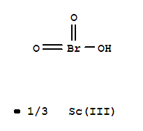 15162-94-4,Bromic acid,scandium(3+) salt (9CI),Scandiumbromate (7CI); Scandium bromate (Sc(BrO3)3)