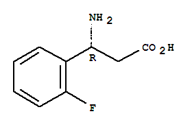 Molecular Structure of 151911-22-7 (Benzenepropanoic acid, b-amino-2-fluoro-, (bR)-)