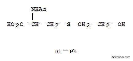 Molecular Structure of 152155-79-8 ((2R)-2-acetamido-3-[2-(2-hydroxyphenyl)ethylsulfanyl]propanoic acid)