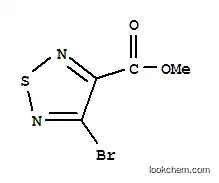 Molecular Structure of 152300-56-6 (Methyl 4-bromo-1,2,5-thiadiazole-3-carboxylate)