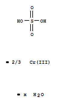 Sulfuric acid,chromium(3+) salt (3:2), hydrate (8CI,9CI)