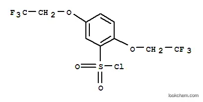 Molecular Structure of 152457-95-9 (2,5-BIS(2,2,2-TRIFLUOROETHOXY)BENZENESULPHONYL CHLORIDE)