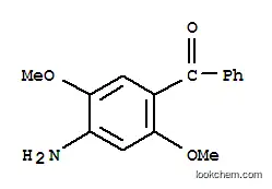 Molecular Structure of 15270-08-3 (4-amino-2,5-dimethoxybenzophenone)