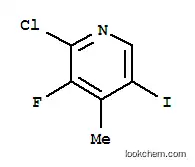 Molecular Structure of 153035-01-9 (2-Chloro-3-Fluoro-5-Iodo-4-Picoline)
