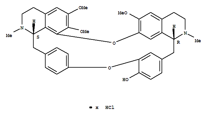 Oxyacanthine dihydrochloride tetrahydrate