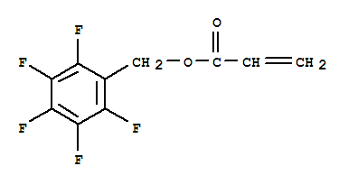 Molecular Structure of 153614-61-0 (2-Propenoic acid,(2,3,4,5,6-pentafluorophenyl)methyl ester)