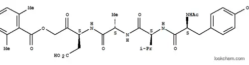 Molecular Structure of 154674-81-4 (AC-YVAD-2,6-DIMETHYLBENZOYLOXYMETHYLKETONE)