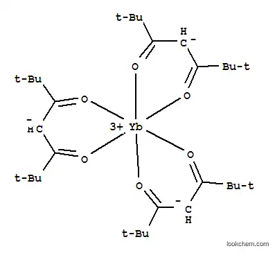 Molecular Structure of 15492-52-1 (TRIS(2,2,6,6-TETRAMETHYL-3,5-HEPTANEDIONATO)YTTERBIUM)