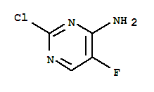 Molecular Structure of 155-10-2 (4-Pyrimidinamine,2-chloro-5-fluoro-)