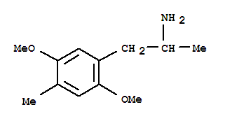 Molecular Structure of 15588-95-1 (Benzeneethanamine,2,5-dimethoxy-a,4-dimethyl-)