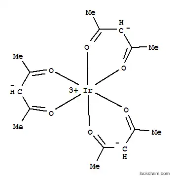 Molecular Structure of 15635-87-7 (Iridium(III) acetylacetonate)
