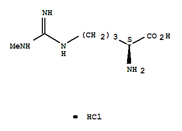 (2S)-2-amino-5-[(N'-methylcarbamimidoyl)amino]pentanoic acid,hydrochloride