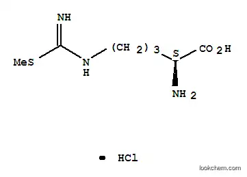 Molecular Structure of 156719-39-0 (S-METHYL-L-THIOCITRULLINE, HYDROCHLORIDE)