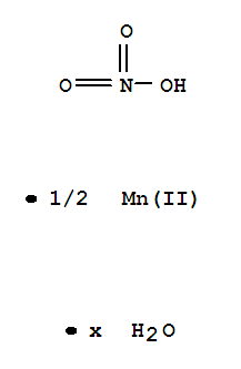 Molecular Structure of 15710-66-4 (Nitric acid,manganese(2+) salt, hydrate (2:1:?))